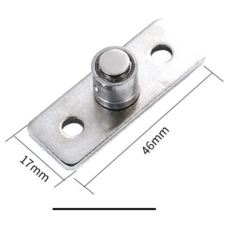 CSPARKV Stainless Steel Barn Door Floor Guide Roller Floor Guide Sliding Door Hardware Accessories Insert Bearings Silver