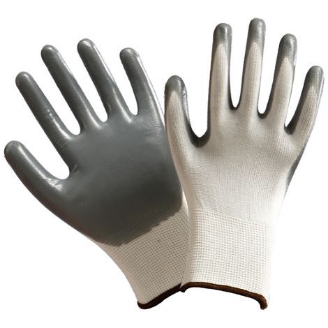 GUANTI IN NITRILE/POLIESTERE Tg. 9 (L) Q.TA 12 Tg. 9 (L)