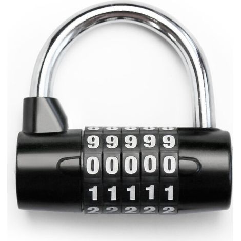 Cadenas, Lot de 1, Noir
