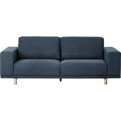 Sofa 3 Seater NIVALA Fabric Dark Blue