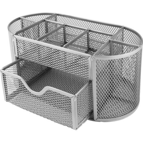 Organizer a rete con 9 scomparti, argento (1/5)