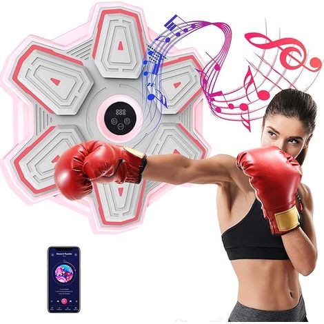 Boxerroboter, smart box-trainer bluetooth, wandschlitz und e-boxen, 8-fahren Von kindern zu erwachsenen, pink