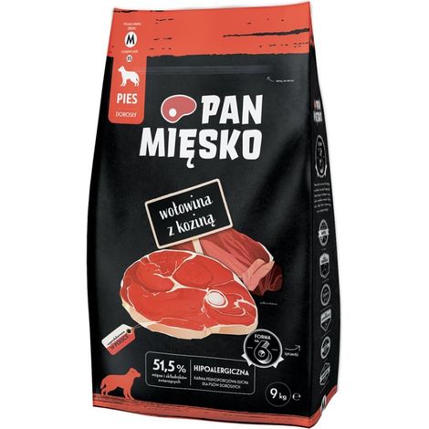 Mr. Meat Rind- und Ziegen-Trockenfutter für Hunde, 9 kg (1/2)
