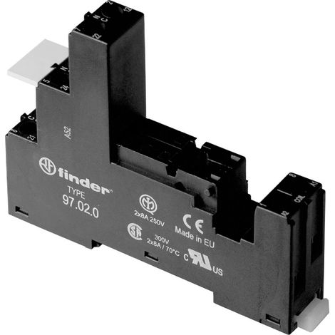 Finder Schraubfassung schwarz 97.02.0