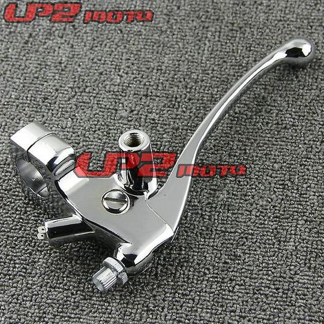 Convient pour Honda Iron Horse 400 Steed400 VT600 VT750 Shadu 400 : pompe de frein, rétroviseur, siège (support d'embrayage chromé). (1/5)