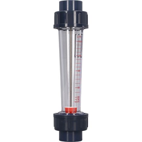 Débitmètre à tube plastique pour liquides, haute précision, large plage de mesure, résistant aux acides et aux bases, manomètre (1/5)