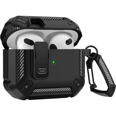 Coque AirPods 3 - NOBRAND - Ciel étoilé - Protection militaire - Antichoc - Verrouillage sécurisé (1/3)
