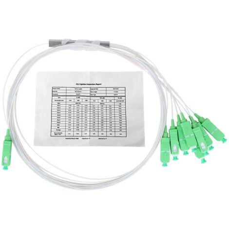 1x8 PLC SM-Verteiler mit dämpfendem Einfügungsrohr, Netzwerkkabel, Zubehör (1/4)