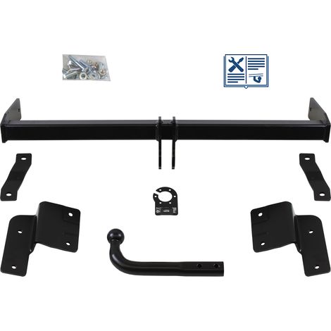 Attelage col de cygne AUTO-HAK + faisceau Trail-Tec universel 13 broches - MITSUBISHI PAJERO PININ I (1/2)