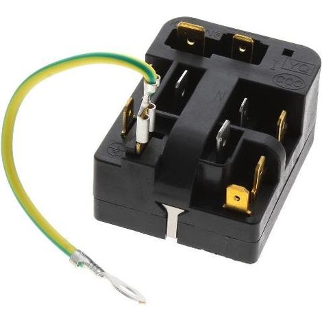 RELAIS PTC + KLIXON POUR REFRIGERATEUR INDESIT - C00297775 (1/5)