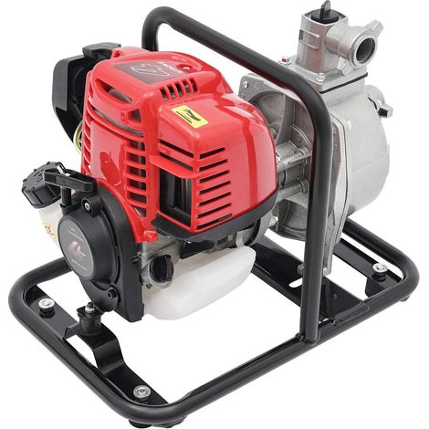 Gas Powered Water Transfer Pump, 1" 38CC 4 Stroke High Pressure Irrigation Water Pump for Irrigation, Water Transfer Pump Gasoline Transfer Pump(1.2kw, 8500r/min)