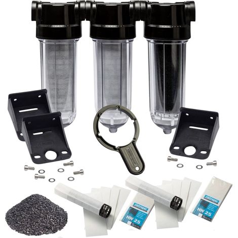 Filtre Eau Domestique Cintropur Sl 240 Trio-ctn 1 pouces Charbon Actif Avec Kit Entretien (1/5)