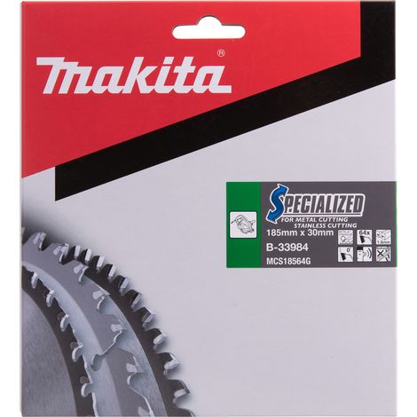 Scie circulaire Makita B-33984 185x30 mm Z64 0°