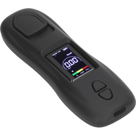 Alkoholtester mit LCD-Digitalanzeige und Sprachausgabe, tragbarer Detektor für Zuhause, Partys oder den professionellen Einsatz, DC 5 V (1/5)