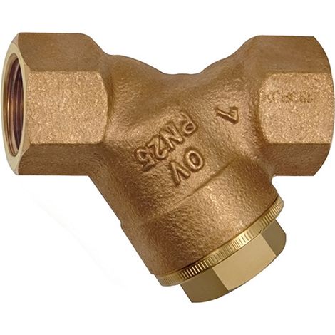 Riegler Schmutzfänger, Rotguss, Rp 3/8, DN 10, MW 0,6 mm (1/3)