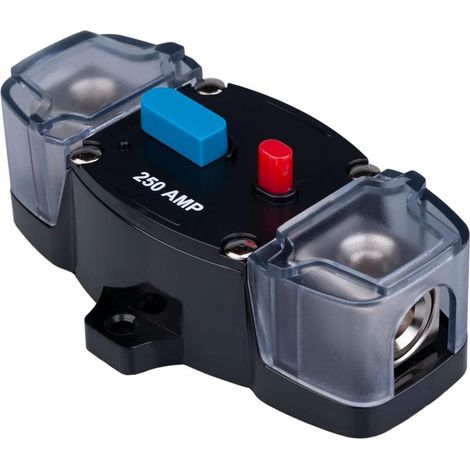 250 AMP Disjoncteur Automatique 250A Portefusible en Ligne Bloc Onduleur Réarmable DC 12V48V Trolling Motor Audio (1/5)