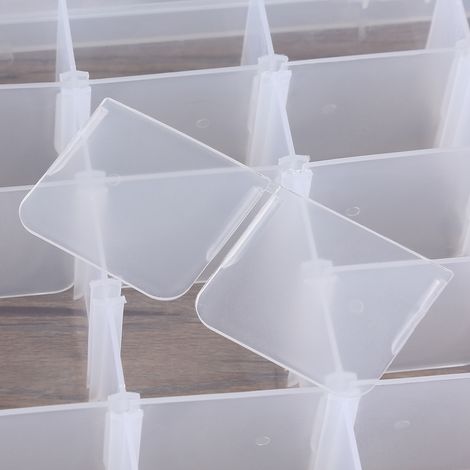 Verstellbare Aufbewahrungsbox mit 36 Fächern, Organizer für Ohrringe (1/5)