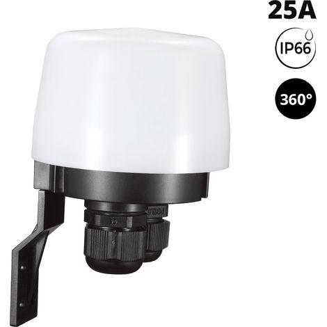 Sensor Crepuscular De Pared - 360º - 25A - IP66