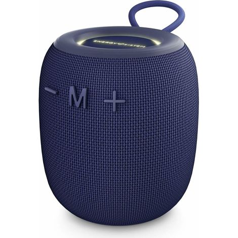Energy Sistem Bloom - Altavoz Bluetooth (Bluetooth 5.3, 18 Ore de Batteria, IPX6, True Wireless, Plastica 100% Riciclato, Luci LED) Navy (1/4)