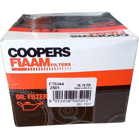 Filtro olio motore marca coopers fiaam codice filtro ft5344  z501