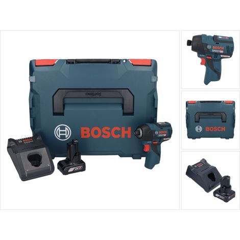 Bosch GDR 12V-110 Professional 12 V 110 Nm 1/4'' Avvitatore a impulsi senza spazzole + 1x batteria 6,0 Ah + caricabatterie + L-Boxx (1/5)