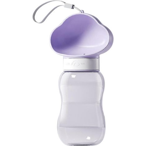 Bouteille d'eau portable et étanche pour chien, idéale pour les voyages et les promenades. (1/4)