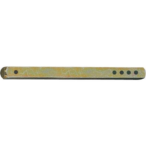 Tige percée 8 x 120 mm en acier zingué pour béquilles - SAS DUBOIS INDUSTRIE