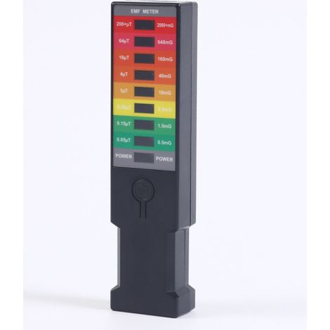 Elektromagnetischer Strahlungsdetektor EMF Geigerzähler Dosimeter 9 LED-Lichtanzeige
