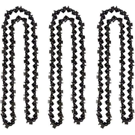 Lot de 3 Chaîne de tronçonneuse de 50 cm 0.325\" 1,5 mm 76 maillons d\'entraînement - compatible avec Timberpro 62CC, Hyundai et autres (1/5)
