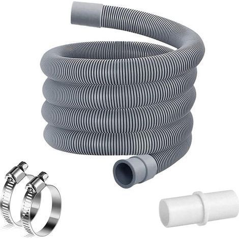 pair 3M de Vidange pour Machine à Laver,Tuyau de Machine à Laver,Rallonge de Tuyau,Kit d'Extension Flexible de Vidange Universel pour Lave-linge et Lave-vaisselle (1/5)