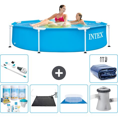 Intex Piscine Tubulaire Ronde - 244x51 cm - 7-pièces  S20399 (1/5)