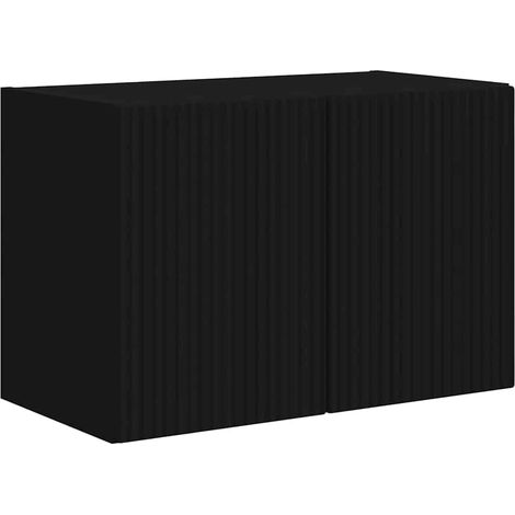 Maison Exclusive - TV-Wandschrank Schwarz 59,5 x 31 x 40 cm Holzw