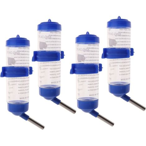 4x Hanging Water Dispenser for Small Animal Drinking Bottles (1/5)