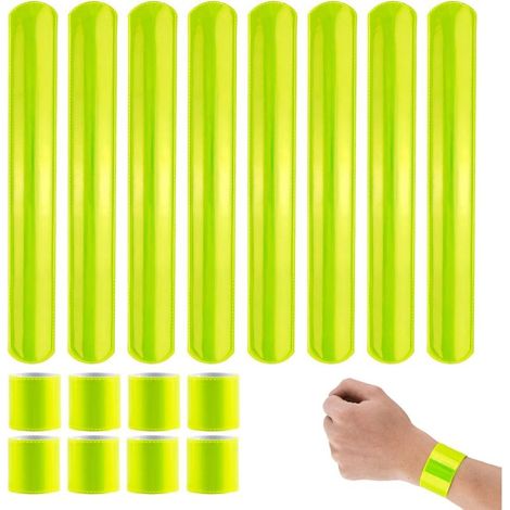 Reflektierendes Armband, Leuchtarmband, Reflektorband, Sicherheitsarmband, reflektierende Laufbekleidung, automatisch einziehbarer Sicherheitsreflektor für Rennräder (1/5)