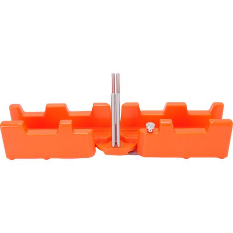 Outil de coupe et de mesure d'onglet 2 en 1, permettant de mesurer des angles de 85 à 180°. Idéal pour les travaux de menuiserie et de bricolage. (1/5)