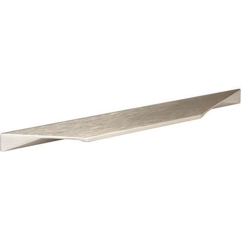 Poignée de meuble 996 mm profil Zoid poignée aluminium tiroir armoire porte meuble quincaillerie placard cuisine chambre, aspect inox (1/4)