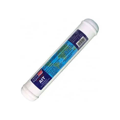 Filtre à média filtrant Aquapro AIT-2 – Filtration sédiments, polyphosphate et charbon actif – Débit 2,2L/min, pression 8,6 bar (1/2)