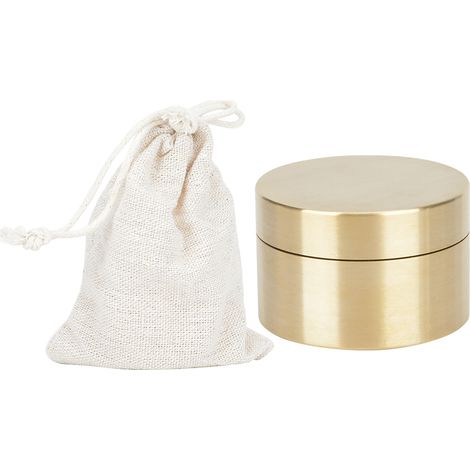 Boîte de Rangement Étanche en Laiton pour Pièces de Monnaie - Coffret Bijoux Anti-Poussière et Humidité (Format M) (1/5)