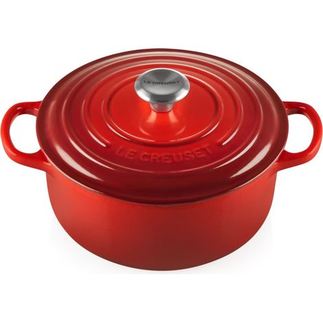 Cocotte ronde en fonte émaillée avec couvercle, 20 cm, 2,4 L, Cerise, 21177200602430 (1/5)