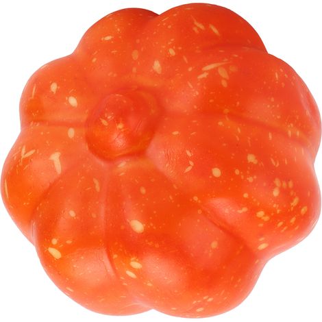 Citrouille artificielle miniature en plastique orange, décoration idéale pour les projets de bricolage, la cuisine et les fêtes.