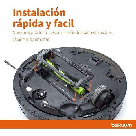 Set mit 2 Hauptwalzen und Mittelbürste für iRobot Roomba Combo R1138 / R111840 und Zubehör für Saugroboter (1/5)