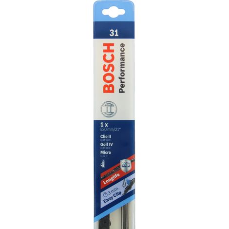 1 Spazzola tergicristallo Performance - 53cm N°31 - Bosch