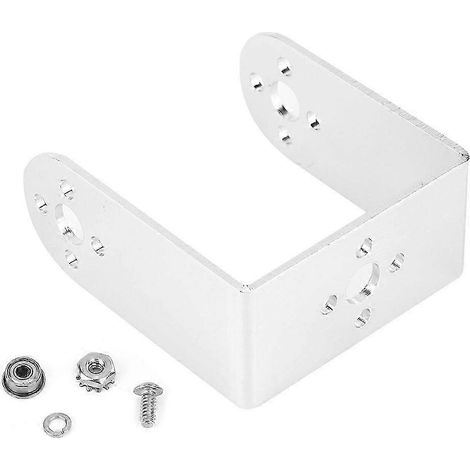 Bras pivotant en aluminium 7005 pour robot, pièce de rechange compatible Tetrixrobotics Pitsco, axe rotatif robuste, kit d'accessoires de construction, haute résistance, usage technique. (1/4)