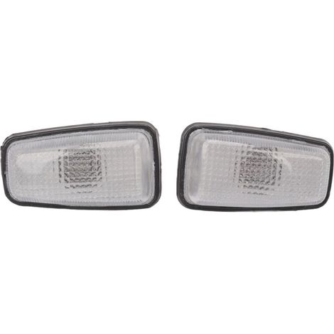 Lot de 2 répétiteurs de clignotants latéraux à LED 632567, pour Peugeot 106, 306, 406, 806, Expert et Partner 12V