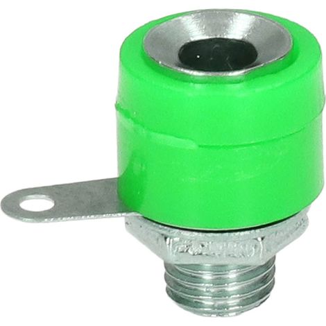 Lot de 100 connecteurs en croix pour fiches bananes 4 mm, vert (1/5)