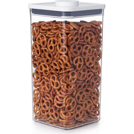 OXO Good Grips Contenitore Alimentare POP, Adatto per Cibo per Animali e Simili, Trasparente, 5.7 L (1/5)
