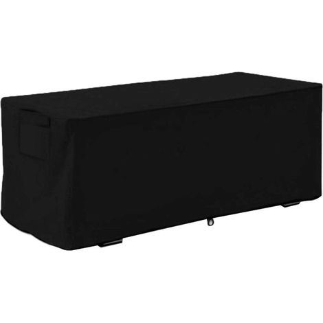 Couvercle de la boîte du pont, couverture robuste et imperméable, boîte du pont extérieur, protection des bancs de stockage, 158 x 69 x 76 cm (noir) (1/5)