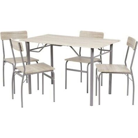 Set Braga 4 Stuhl + Couchtisch