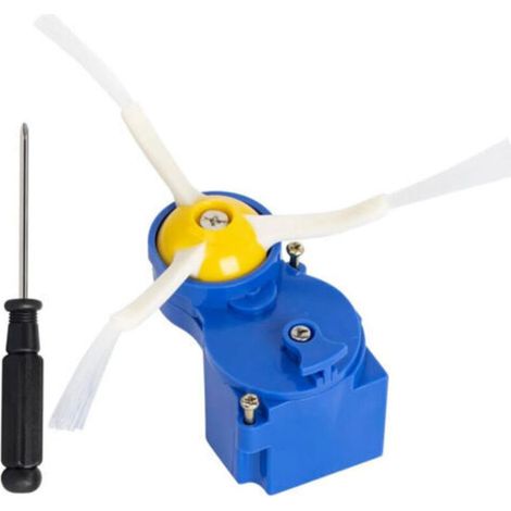 1 module de brosse latérale, pour Roomba 500/600/700/800/E5/E6, avec moteur intégré et tournevis inclus, accessoire de remplacement (1/4)