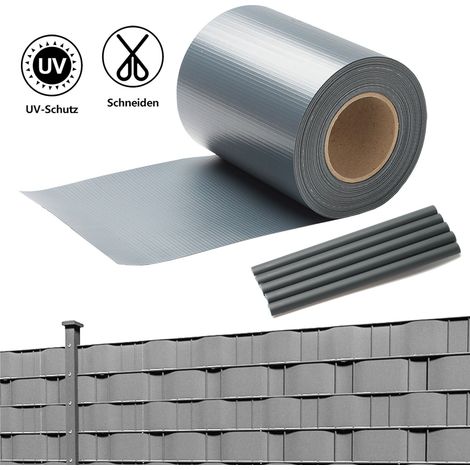 SWANEW 2x35m Pellicola per la privacy opaca Pellicola per recinzione per la privacy opzionale PVC stabile.antracite (1/5)